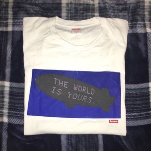 Supreme Scarface blimp the world is yours tee m